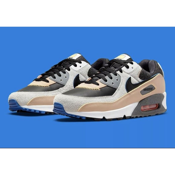 Size 10.5- Nike Air Max 90 SE 'Alter & Reveal - Grey Fog' Brown Black DO6108-001